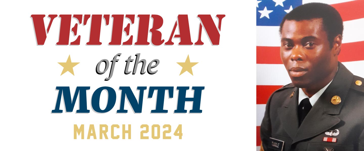 SEGAMI Veteran of the Month for March 2024 Dwight Tuggle.